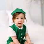 Costum botez Amos - verde