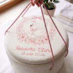 Cufăr Trusou botez Lebădă - Cufăr buretat