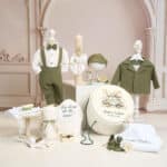Set complet botez (trusou) - Dan - verde olive