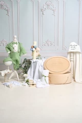 Set complet botez (trusou) - Dan - mentă