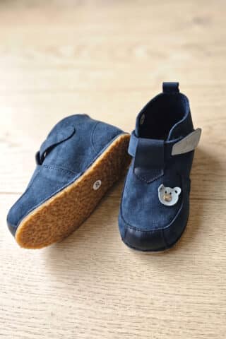 Pantofi barefoot pentru copii mici - bleumarin