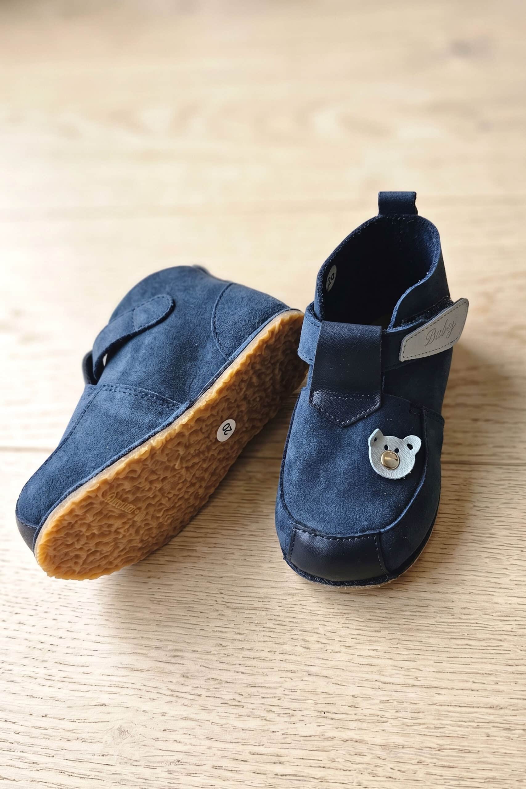 Pantofi barefoot pentru copii mici - bleumarin 1 Pantofi barefoot pentru copii mici - bleumarin