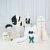 Set complet botez cufar buretat (trusou) - Anghel - verde