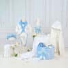 Set complet botez cufar buretat (trusou) - Enzo - bleu