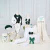 Set complet botez cufar buretat (trusou) - Enzo - verde