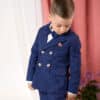 Costum băieți Felix - bleumarin (1-4ani)