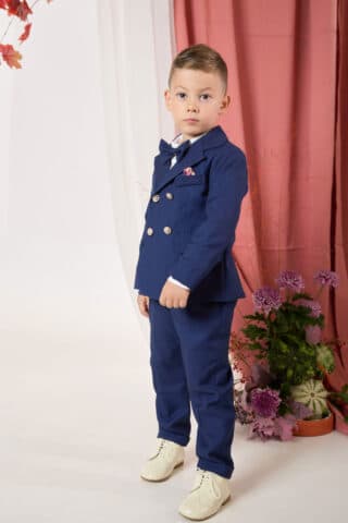 Costum băieți Felix - bleumarin (1-4ani)