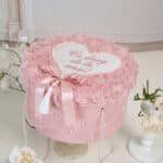 Cufăr Botez pentru Trusou Divine Rose - Roz