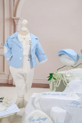 trusou complet romeo bleu ciel cu jacheta 2